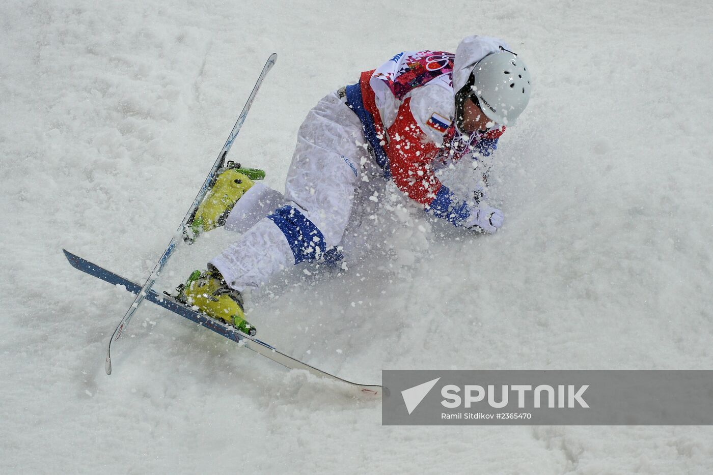 2014 Winter Olympics. Freestyle skiing. Men. Moguls