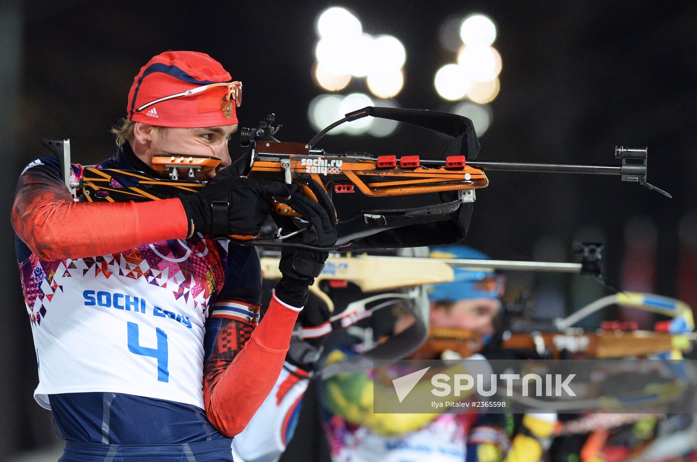 2014 Winter Olympics. Biathlon. Men. Pursuit race