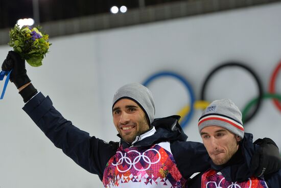 2014 Winter Olympics. Biathlon. Men. Pursuit