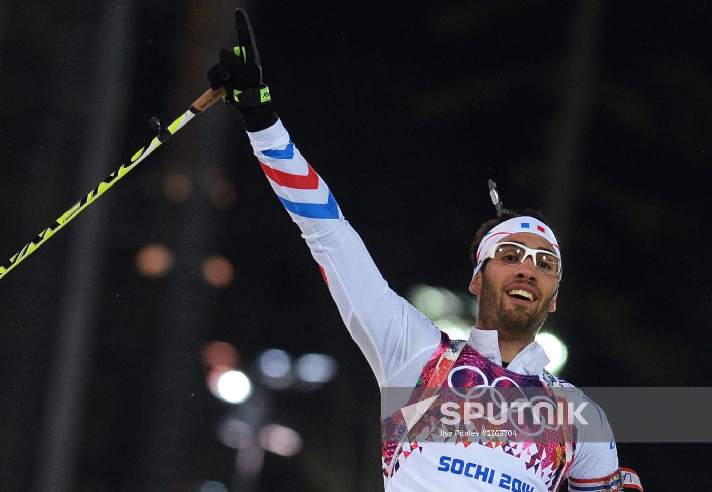 2014 Winter Olympics. Biathlon. Men. Pursuit race