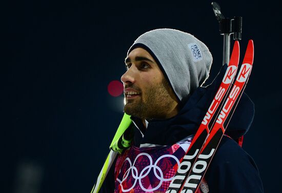 2014 Winter Olympics. Biathlon. Men. Pursuit