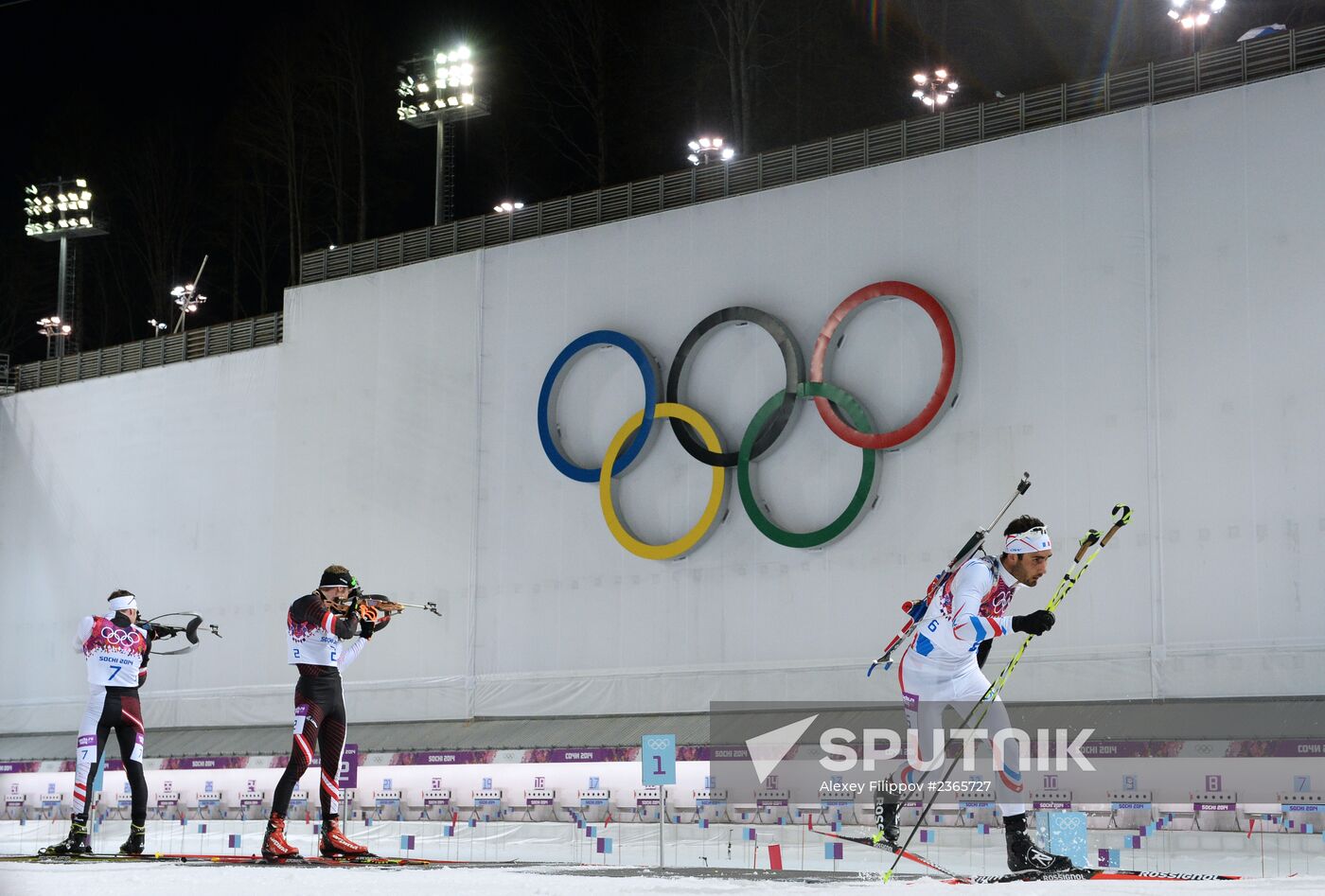 2014 Winter Olympics. Biathlon. Men. Pursuit