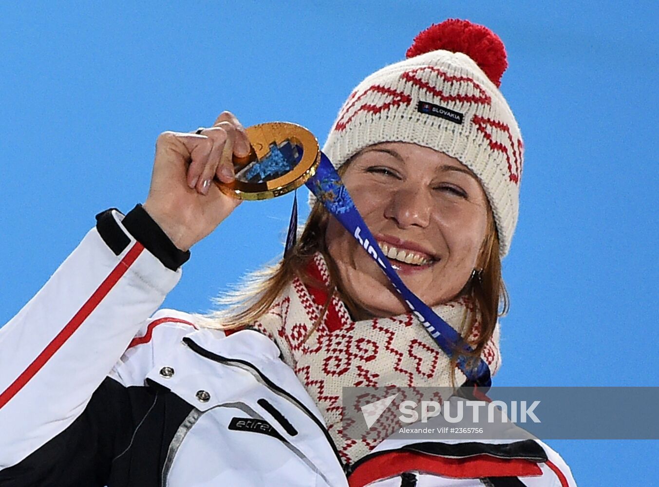 2014 Winter Olympics. Medal ceremony. Day Three