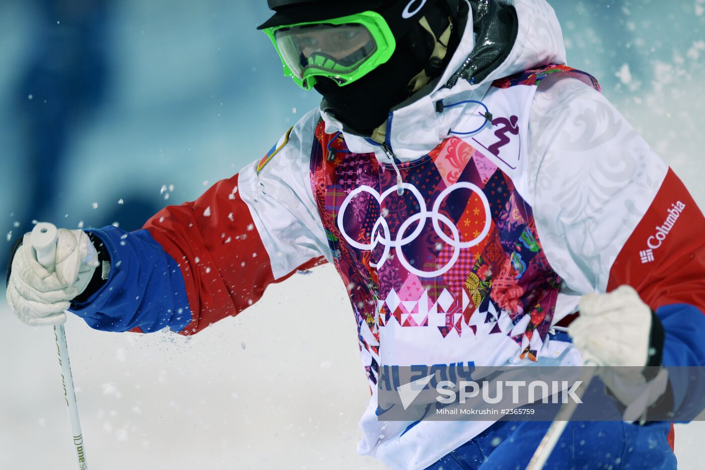 2014 Winter Olympics. Freestyle skiing. Men. Moguls