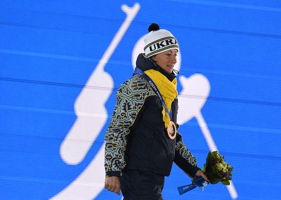 2014 Winter Olympics. Medal ceremony. Day Three