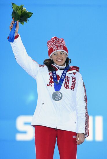 2014 Winter Olympics. Medal ceremony. Day Three