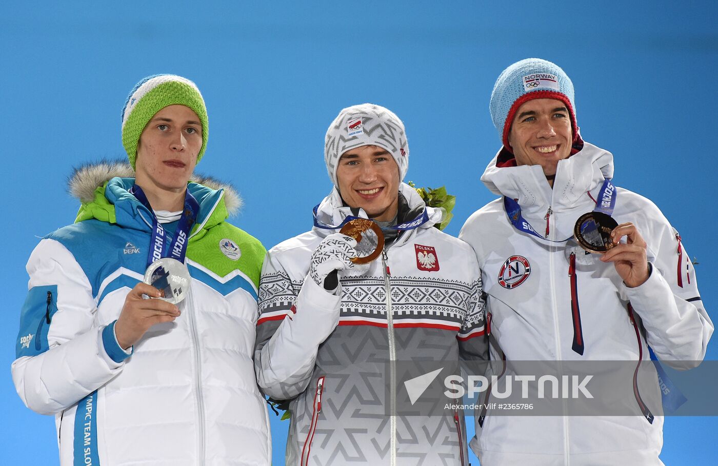 2014 Winter Olympics. Medal ceremony. Day Three