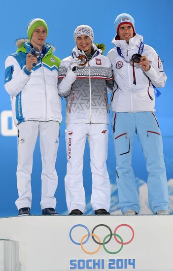 2014 Winter Olympics. Medal ceremony. Day Three