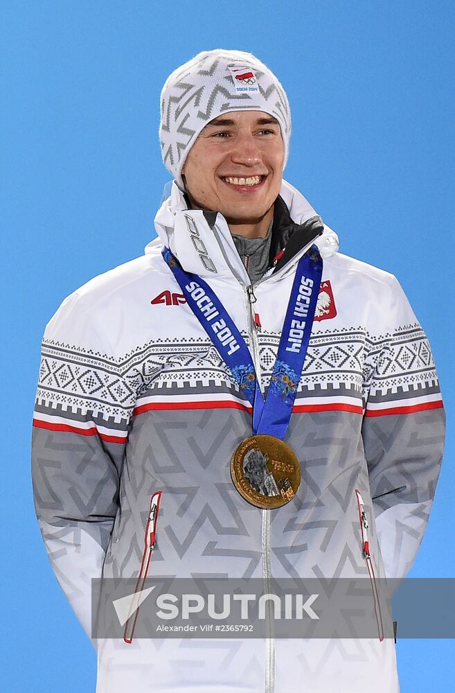 2014 Winter Olympics. Medal ceremony. Day Three