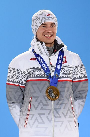 2014 Winter Olympics. Medal ceremony. Day Three