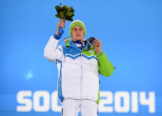 2014 Winter Olympics. Medal ceremony. Day Three