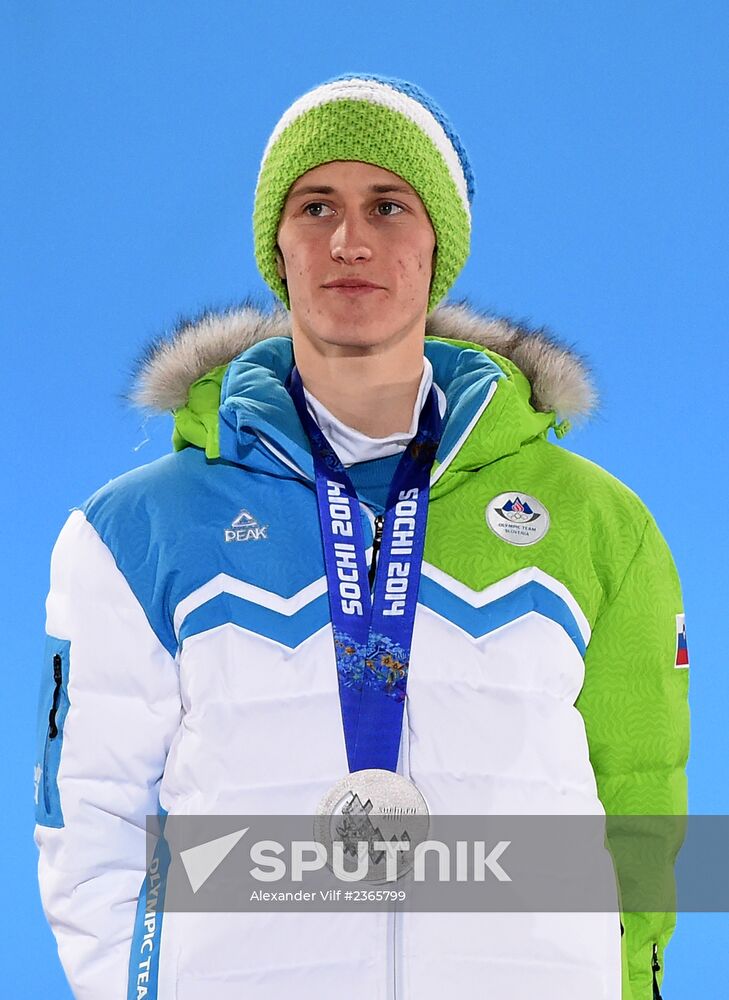 2014 Winter Olympics. Medal ceremony. Day Three