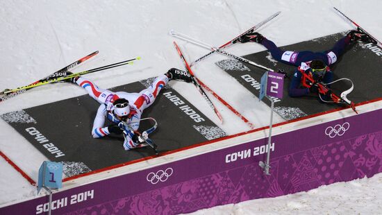 2014 Winter Olympics. Biathlon. Men. Pursuit