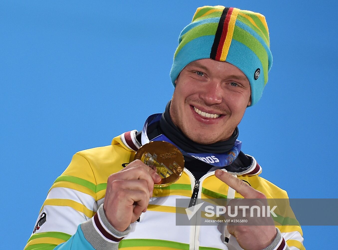 2014 Winter Olympics. Medal ceremony. Day Three