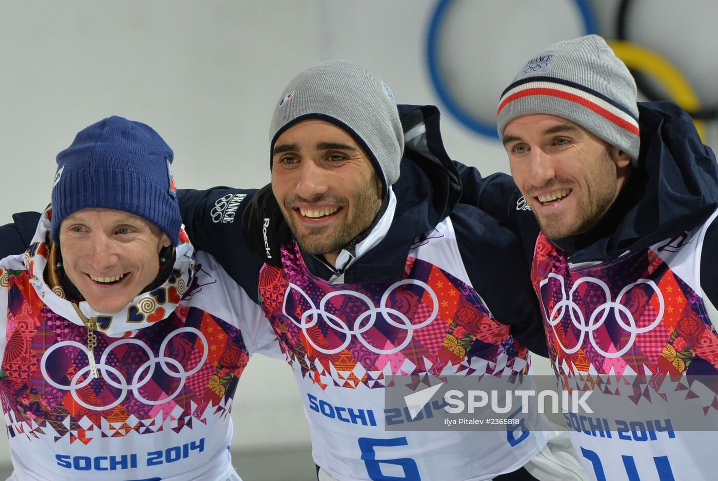 2014 Winter Olympics. Biathlon. Men. Pursuit race