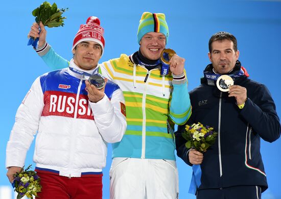 2014 Winter Olympics. Medal ceremony. Day Three