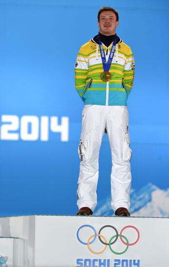 2014 Winter Olympics. Medal ceremony. Day Three