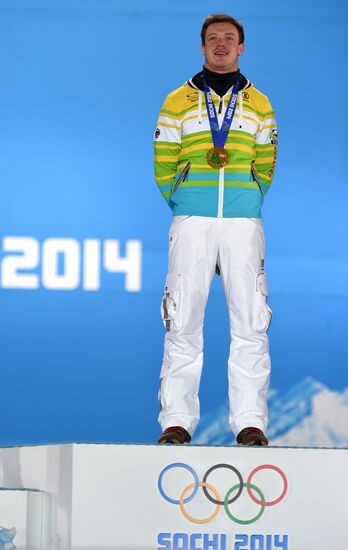 2014 Winter Olympics. Medal ceremony. Day Three
