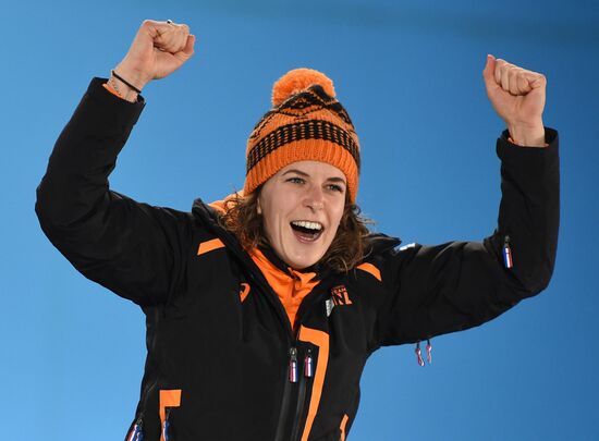 2014 Winter Olympics. Medal ceremony. Day Three