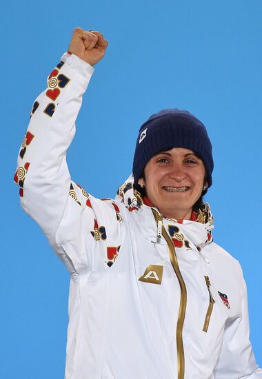 2014 Winter Olympics. Medal ceremony. Day Three