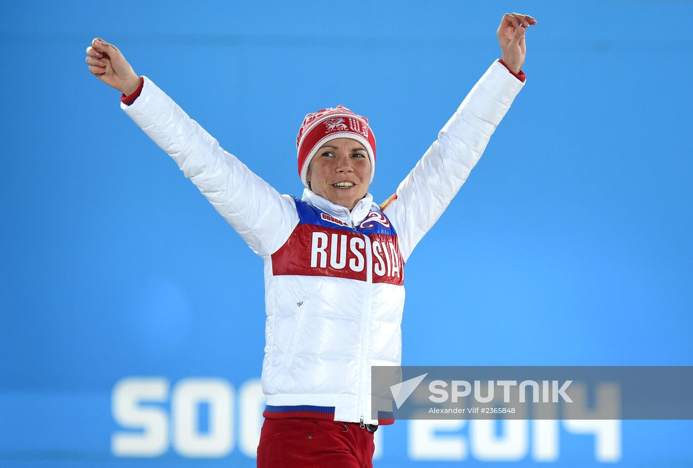 2014 Winter Olympics. Medal ceremony. Day Three