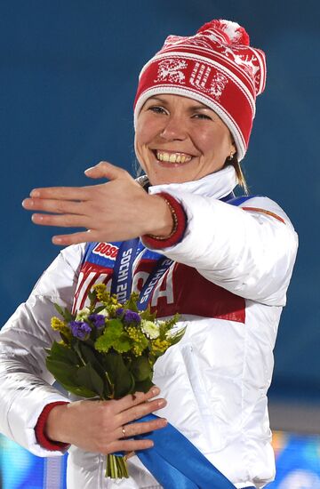 2014 Winter Olympics. Medal ceremony. Day Three