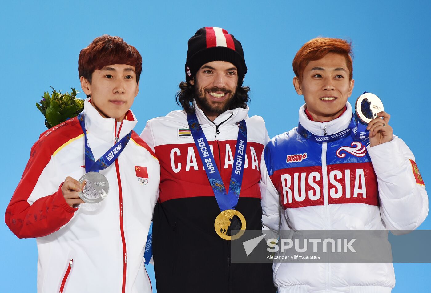 2014 Winter Olympics. Medal ceremony. Day Three