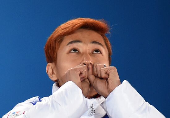 2014 Winter Olympics. Medal ceremony. Day Three