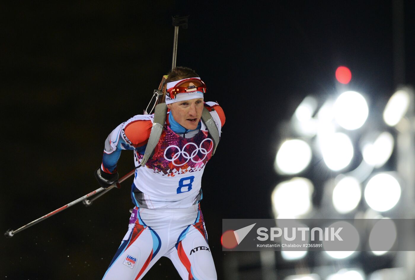 2014 Winter Olympics. Biathlon. Men. Pursuit race