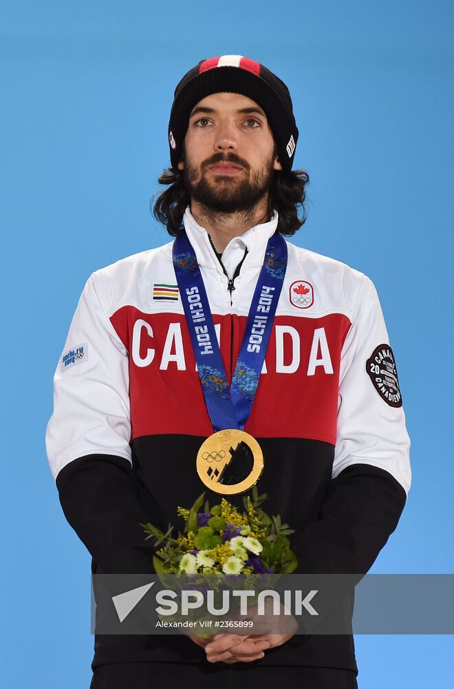 2014 Winter Olympics. Medal ceremony. Day Three