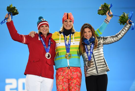 2014 Winter Olympics. Medal ceremony. Day Three