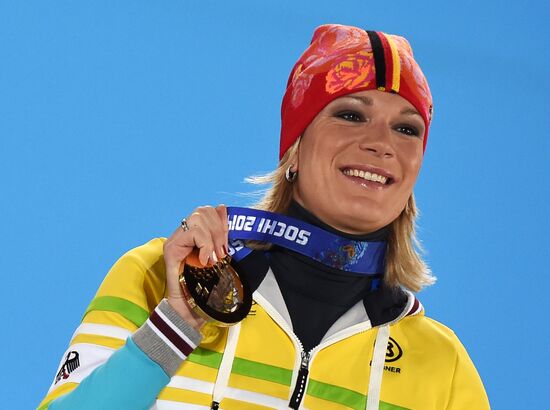 2014 Winter Olympics. Medal ceremony. Day Three