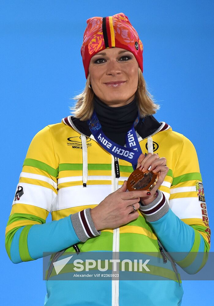 2014 Winter Olympics. Medal ceremony. Day Three