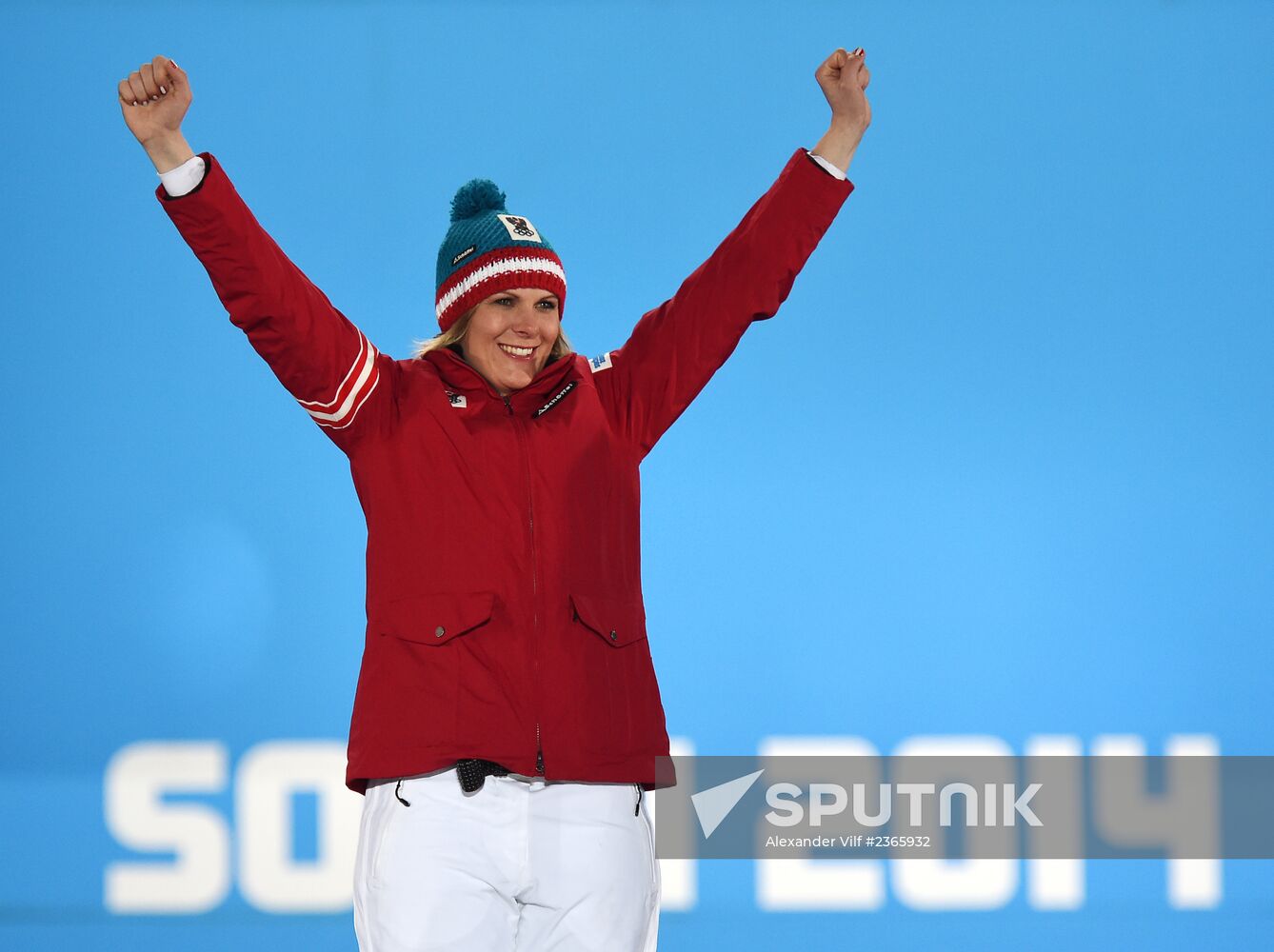 2014 Winter Olympics. Medal ceremony. Day Three