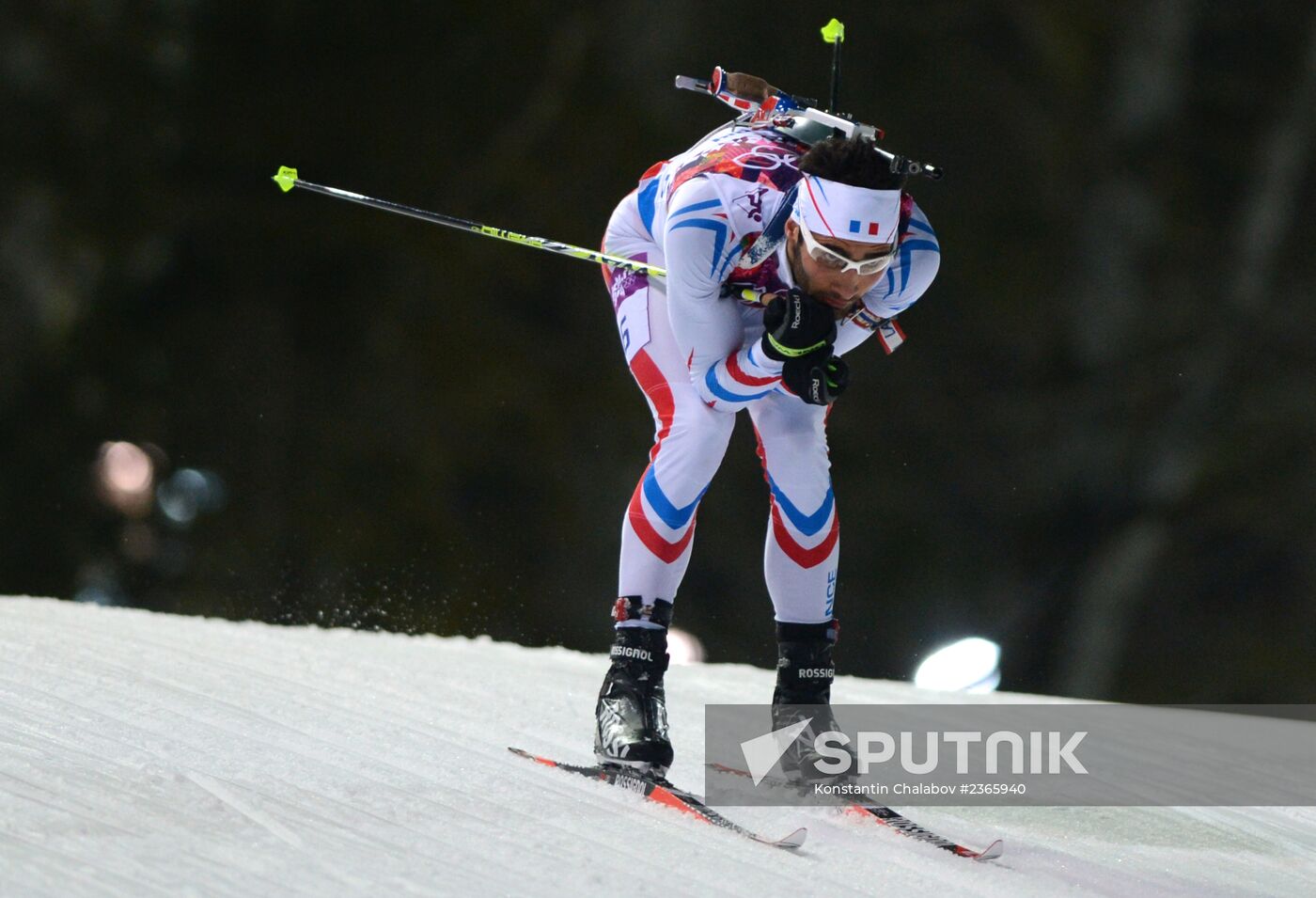 2014 Winter Olympics. Biathlon. Men. Pursuit race
