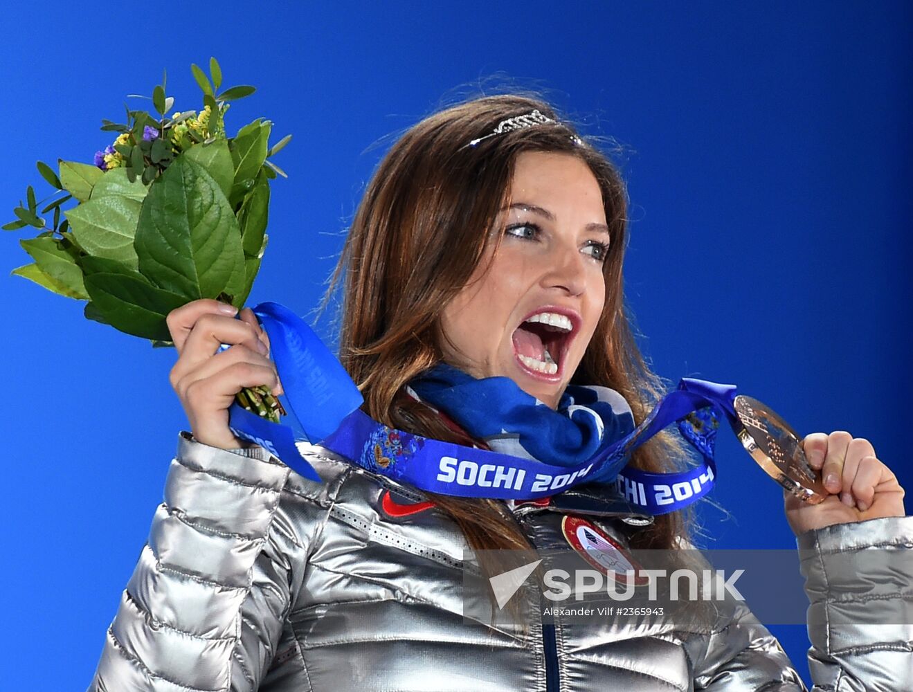 2014 Winter Olympics. Medal ceremony. Day Three