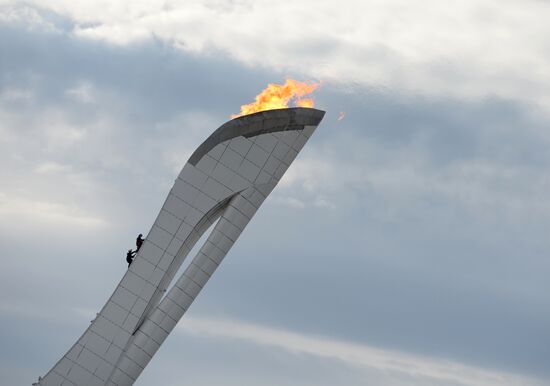 Olympic Flame Cauldron in Sochi