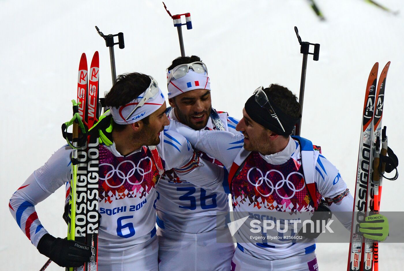 2014 Winter Olympics. Biathlon. Men. Pursuit race