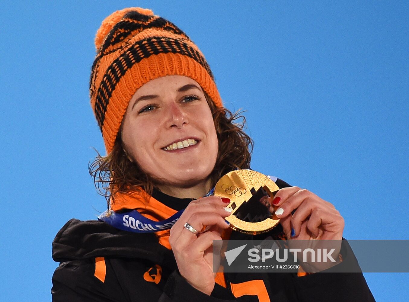 2014 Winter Olympics. Medal ceremony. Day Three