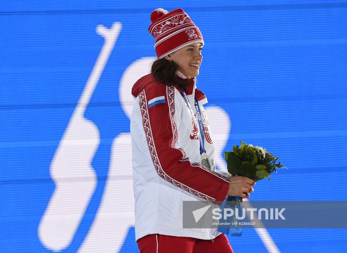 2014 Winter Olympics. Medal ceremony. Day Three