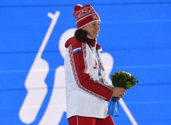 2014 Winter Olympics. Medal ceremony. Day Three