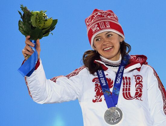 2014 Winter Olympics. Medal ceremony. Day Three