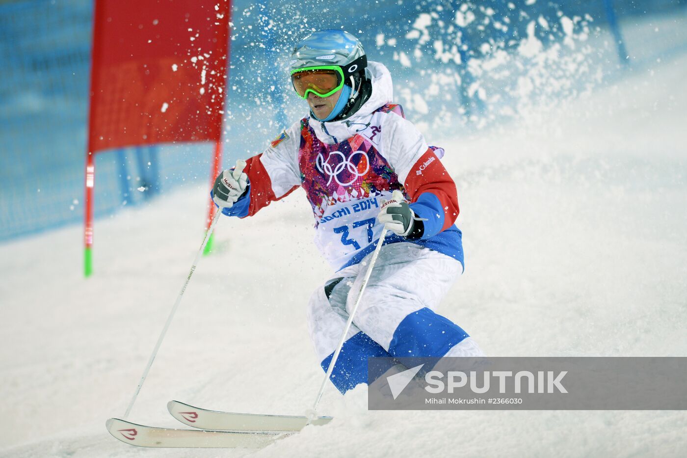 2014 Winter Olympics. Freestyle skiing. Men. Moguls