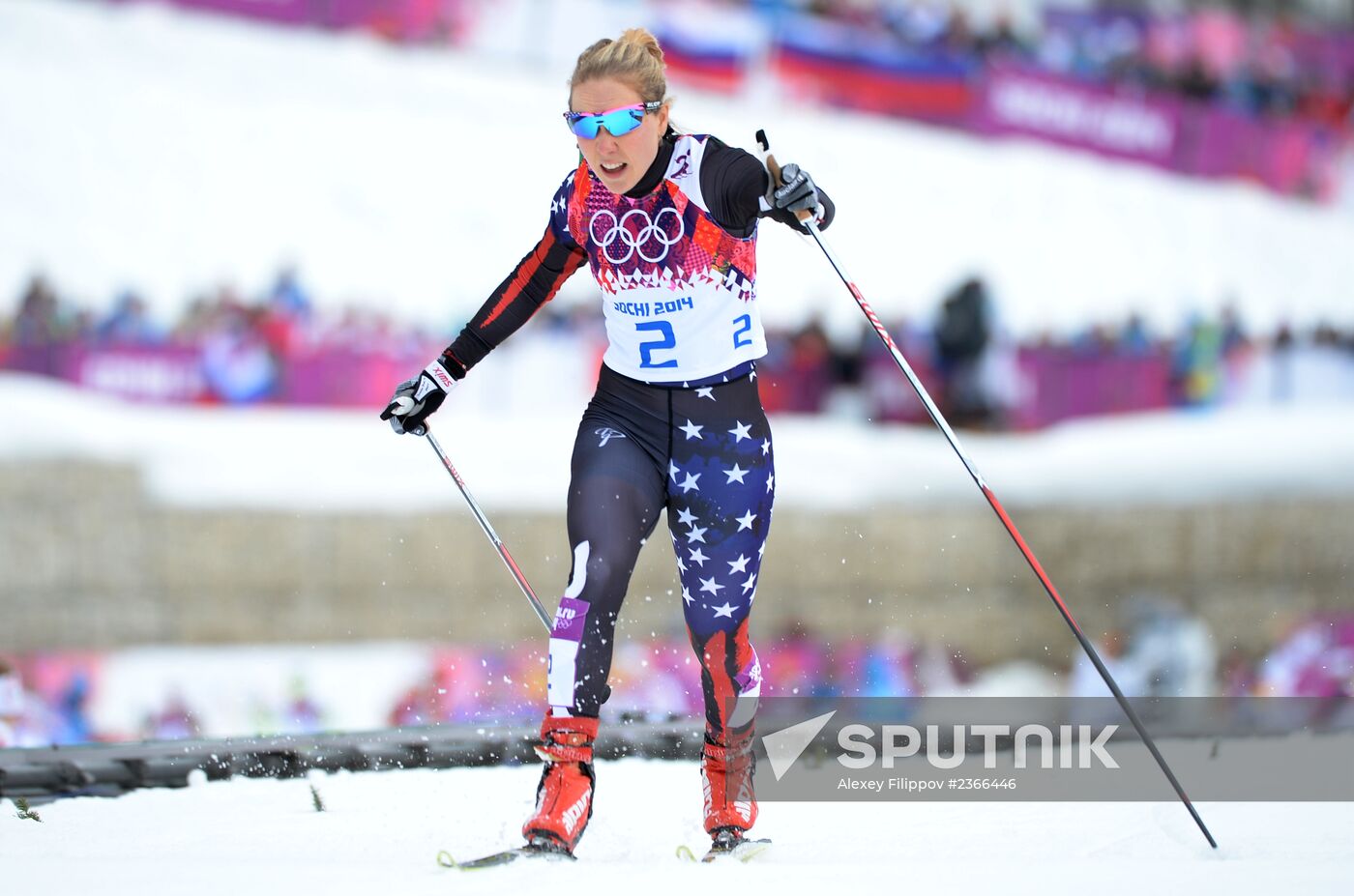 2014 Winter Olympics. Cross-country skiing. Women. Sprint