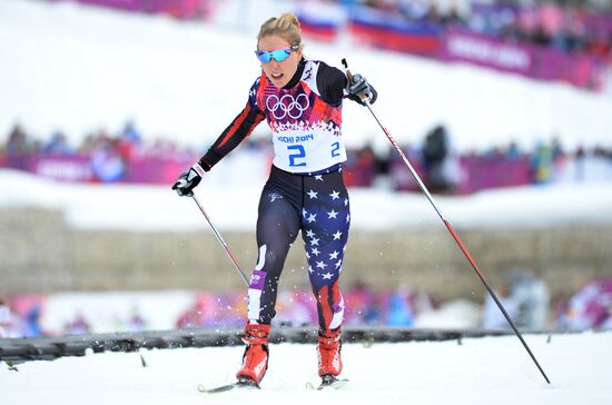 2014 Winter Olympics. Cross-country skiing. Women. Sprint
