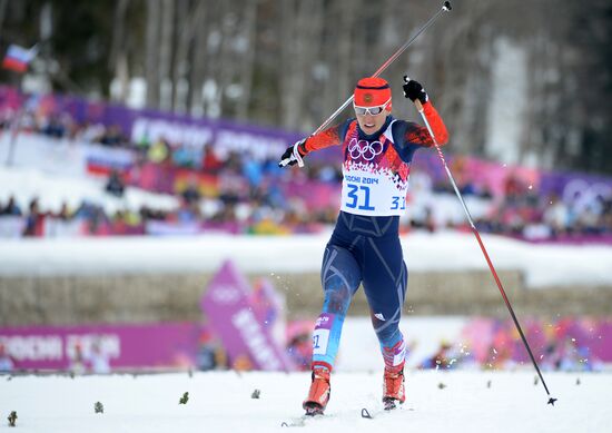 2014 Winter Olympics. Cross-country skiing. Women. Sprint