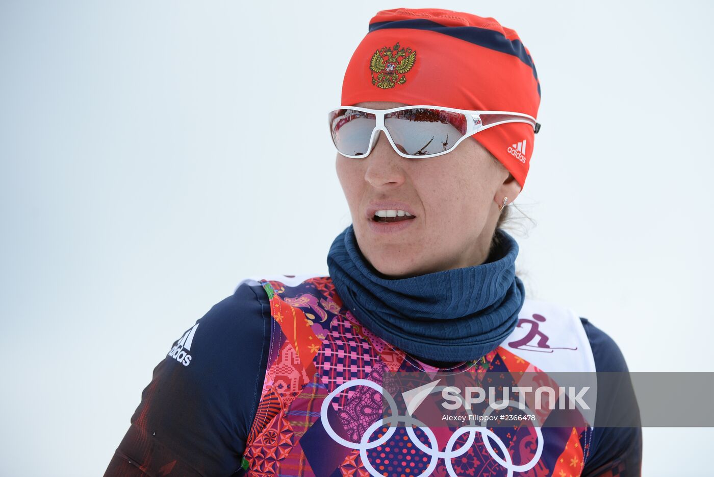 2014 Winter Olympics. Cross-country skiing. Women. Sprint