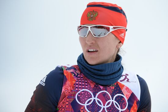 2014 Winter Olympics. Cross-country skiing. Women. Sprint