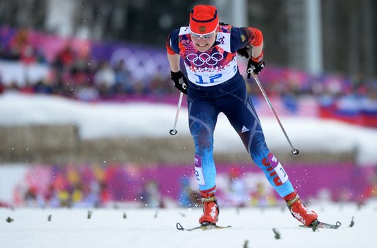 2014 Winter Olympics. Cross-country skiing. Women. Sprint