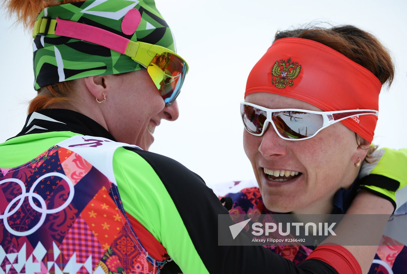 2014 Winter Olympics. Cross-country skiing. Women. Sprint
